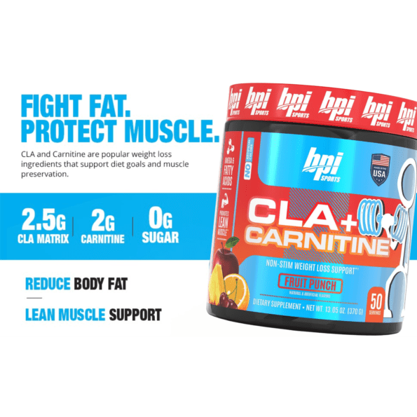 BPI CLA + Carnitine Omega 6 fatty acids | 50 servs - Imagen 5