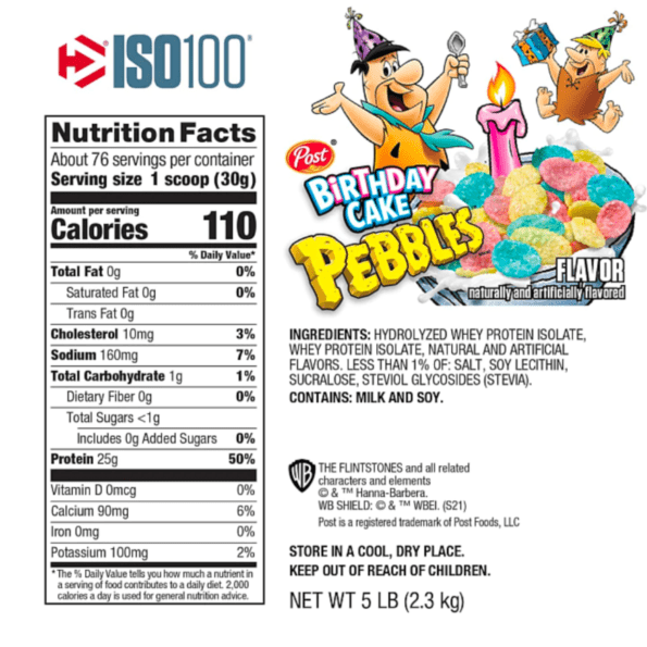 Dymatize ISO 100 2.2 kgs (5 lb) 76 servs | Proteína hidrolizada de aislado de suero de leche - Imagen 15