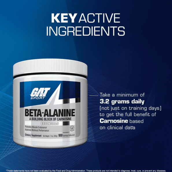 GAT Beta Alanine 200 gr | 100 serv - Imagen 5