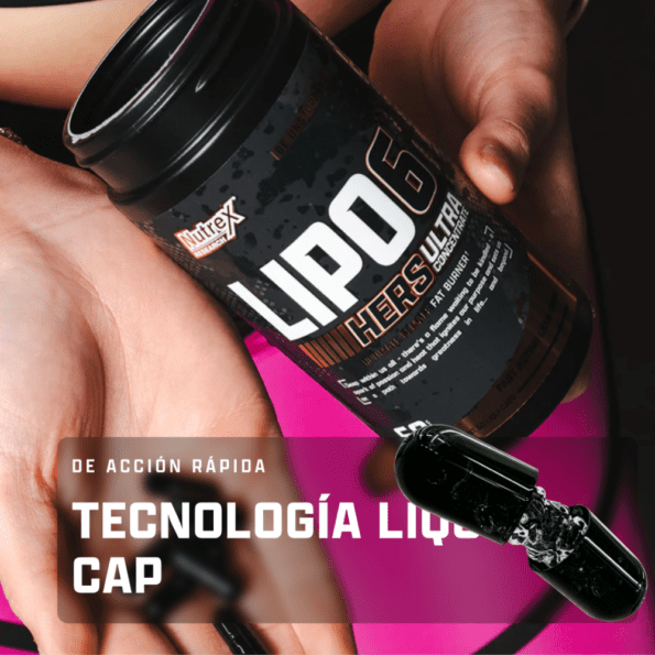 Nutrex Lipo 6 Black Hers Ultra Concentrate | 60 caps - Imagen 8