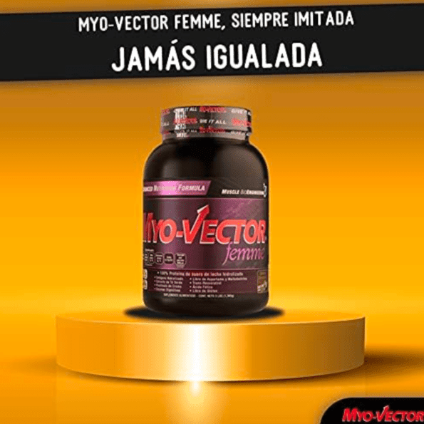 Myo-Vector Femme 1.2 kg (3.5 lb) | Aislado de suero de leche hidrolizado - Imagen 7