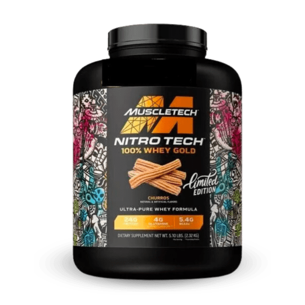 MuscleTech Nitro Tech Whey Gold 2.27 kg (5.03 lb) | Suplemento de proteína en polvo a base de aislado de suero de leche