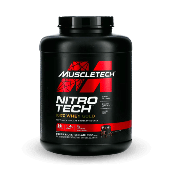 MuscleTech Nitro Tech 1.81 kg (4 lb) | Suplemento de proteína concentrado de suero de leche - Imagen 2