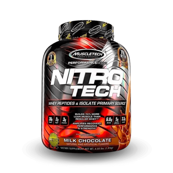 MuscleTech Nitro Tech 1.81 kg (4 lb) | Suplemento de proteína concentrado de suero de leche - Imagen 5