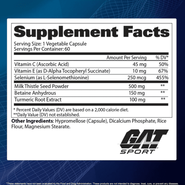 GAT Liver Cleanse 60 caps - Imagen 2