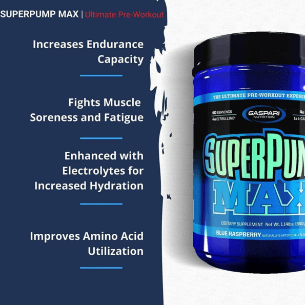 Gaspari Nutrition | Super Pump MAX 40 serv | 604 gr - Imagen 6