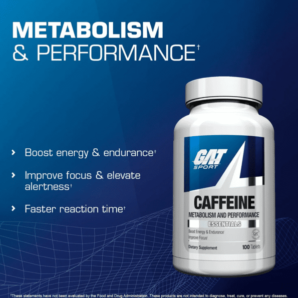 GAT Caffeine 100 tabs - Imagen 4
