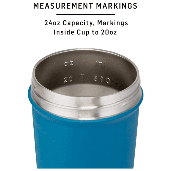 Blender Bottle Strada Stainless Steel 24 oz Black - Imagen 3