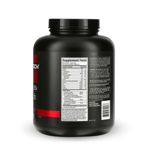 Muscle Tech Nitro-Tech Ripped (1.81)4 lb | Concentrado de proteína de suero de leche ripped - Imagen 2