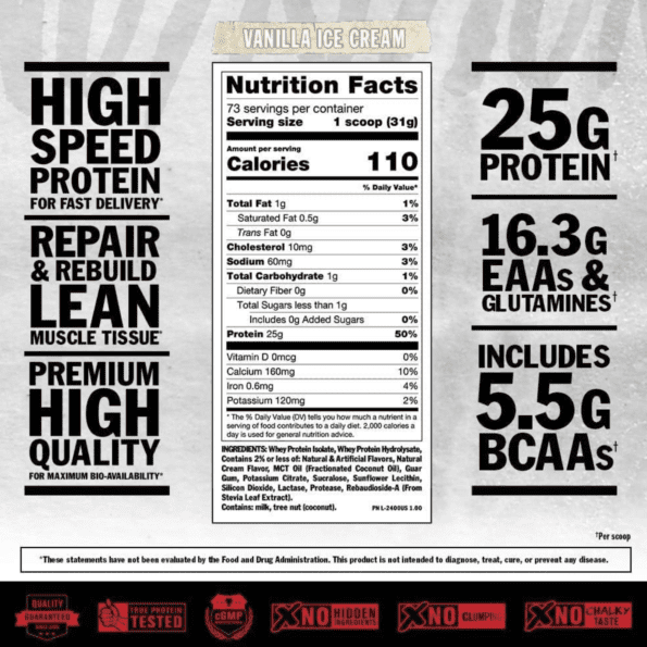 Mutant ISO Surge 726g (1.6 lb) 26 servs | Proteína aislada de suero de leche en polvo - Imagen 2