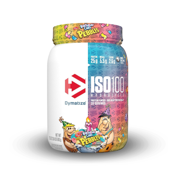 Dymatize ISO100 600g (1.3 lb) 20 serv Proteína aislada hidrolizada en polvo