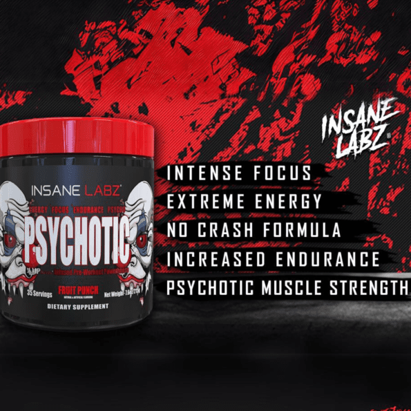 InsaneLabz Psychotic 205 gr | 35 serv - Imagen 5