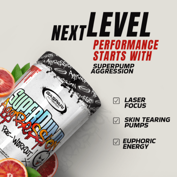 Gaspari Nutrition | Super Pump Agression 20/40 serv - Imagen 3