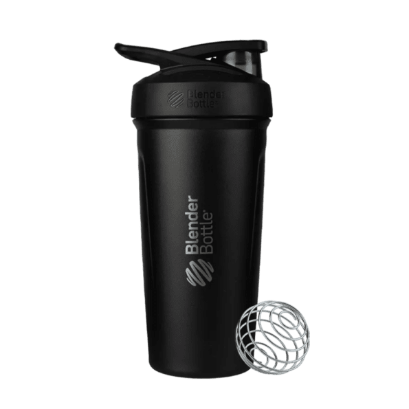 Blender Bottle Strada Stainless Steel 24 oz Black