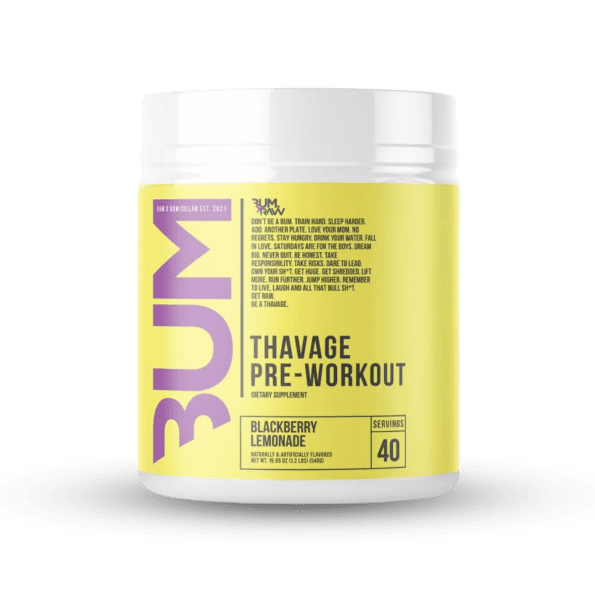 Raw CBUM Thavage Pwo | Sabor BlackBerry Lemonade | 40 serv