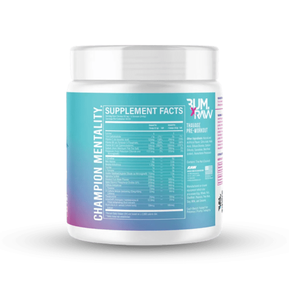 Raw CBUM Thavage Pwo | Sabor South Beach Slush | 40 serv - Imagen 2