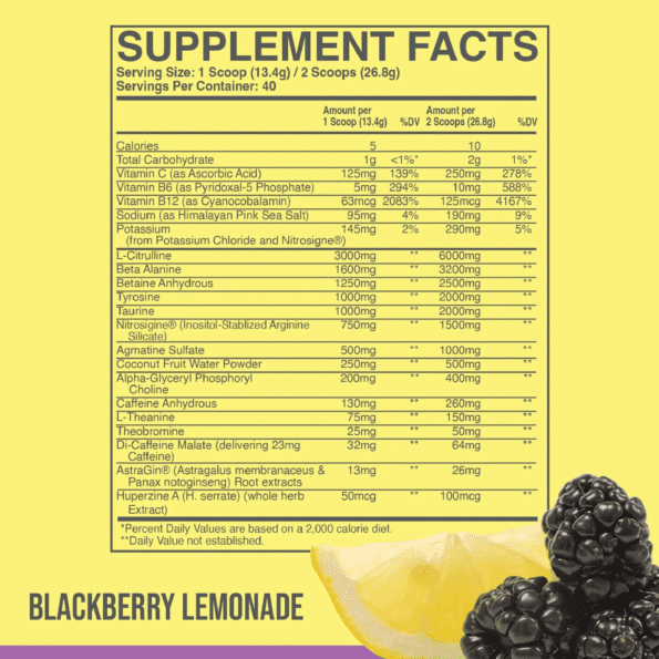 Raw CBUM Thavage Pwo | Sabor BlackBerry Lemonade | 40 serv - Imagen 3