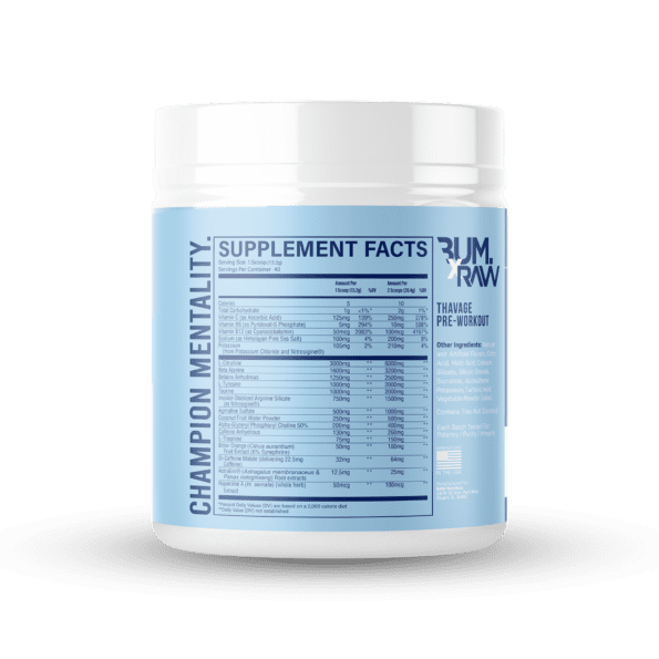 Raw CBUM Thavage Pwo | Sabor 5 Peat | 40 serv - Imagen 2