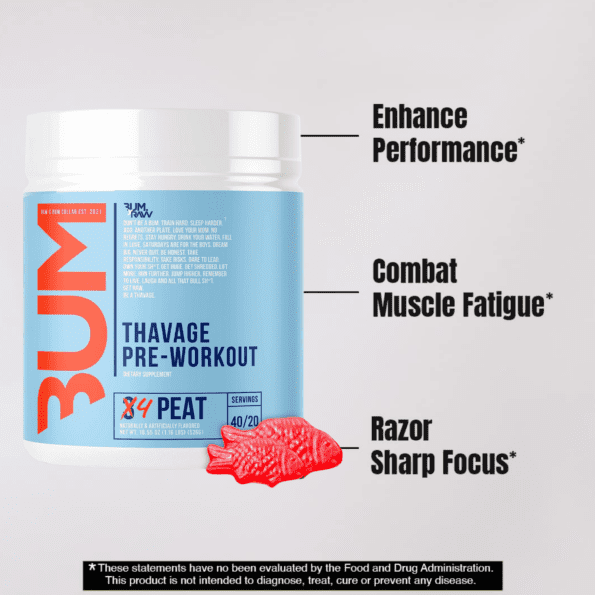 Raw CBUM Thavage Pwo | Sabor 5 Peat | 40 serv - Imagen 6