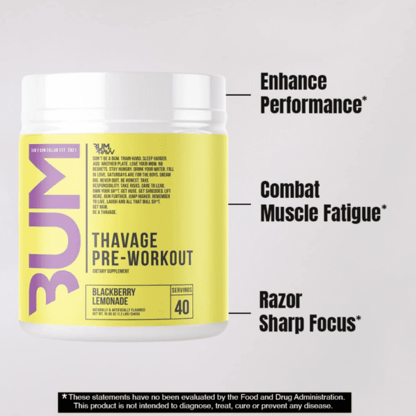 Raw CBUM Thavage Pwo | Sabor BlackBerry Lemonade | 40 serv - Imagen 5