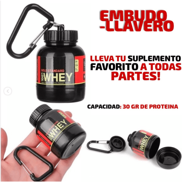 Llavero Porta Scoop GOLD STANDARD WHEY - Imagen 2