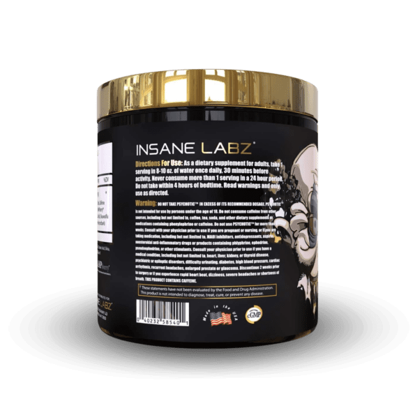 InsaneLabz Psychotic Gold 204 gr | 35 serv - Imagen 3