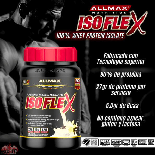 Allmax ISOFLEX 2.25 kg (5 lb) | Proteína aislada de suero de leche - Imagen 5