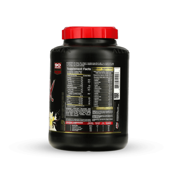 Allmax ISOFLEX 2.25 kg (5 lb) | Proteína aislada de suero de leche - Imagen 2