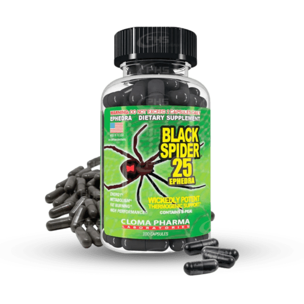 CLP Black Spider 25 Ephedra | 100 caps