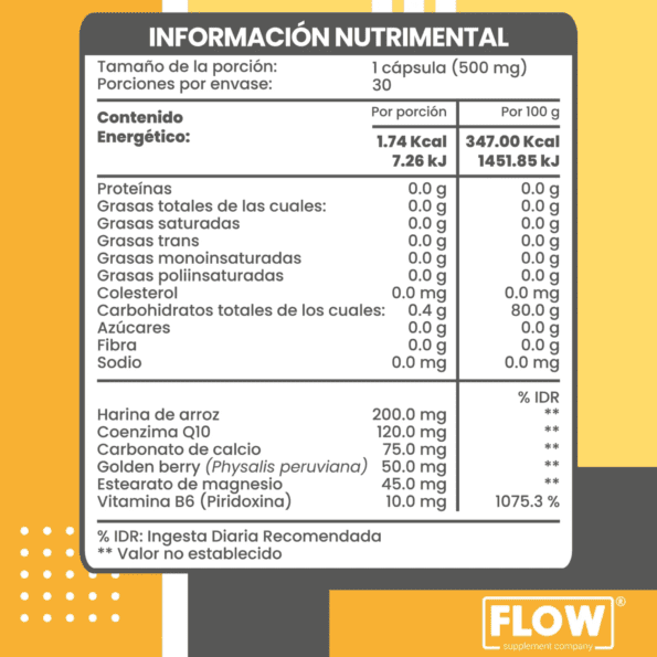 Flow Coenzima Q10 | 30 Caps - Imagen 2