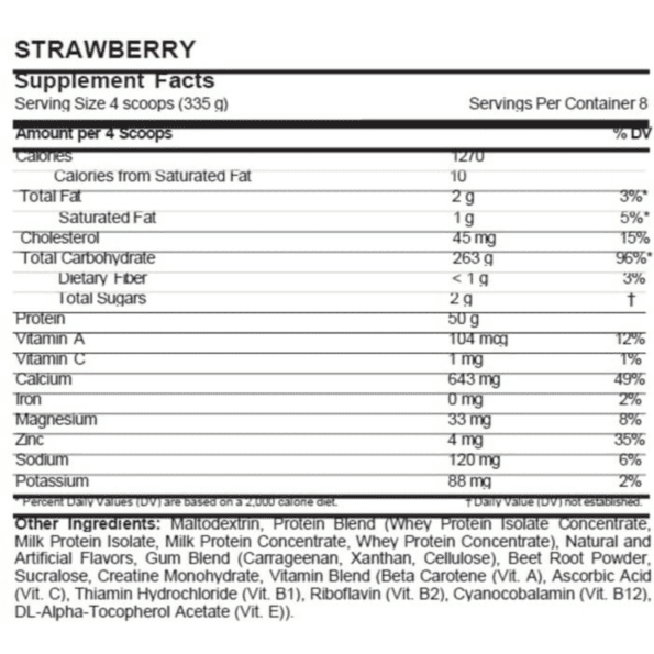INNER ARMOUR | Hard Mass Gainer 6 Lb - Imagen 6