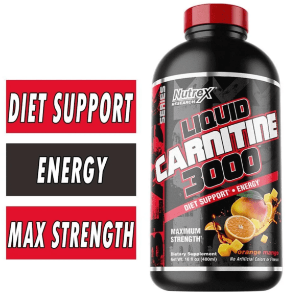 NUTREX | Liquid Carnitine 3000 | 16 Oz - Imagen 3