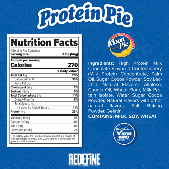 Redefine Foods | Protein Pie MoonPie 1 Pie | CHOCOLATE - Imagen 4