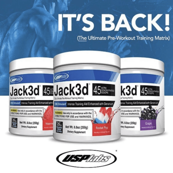 USP Labs | Jack3d 45 serv - Imagen 3
