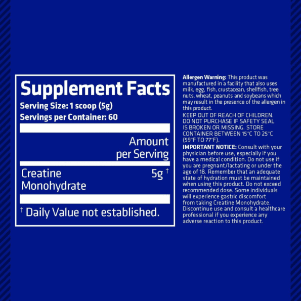 USN | Creatine 300 gr | 60 serv - Imagen 4