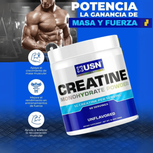USN | Creatine 300 gr | 60 serv - Imagen 7