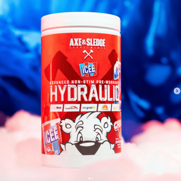 Axe And Sledge | Hydraulic V2 Advanced Non-Stim Pwo | Sabor Icee Cherry | 20/40 serv - Imagen 5