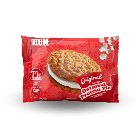 Redefine Foods | Oatmeal Protein Pie 1 Pie | Sabor Original Marshmallow