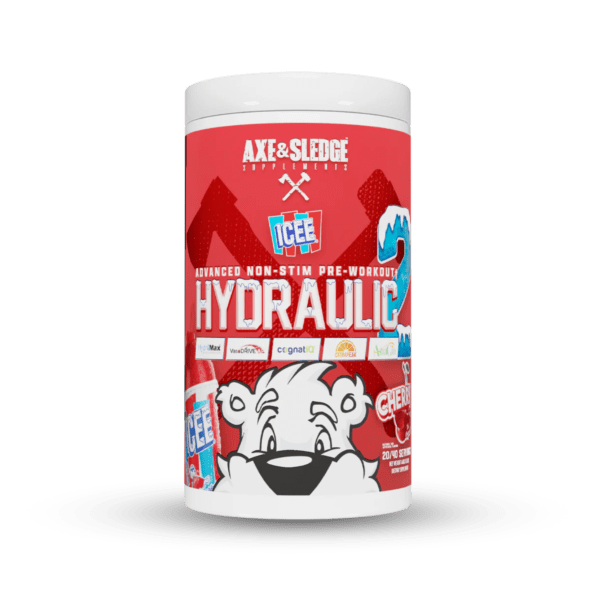 Axe And Sledge | Hydraulic V2 Advanced Non-Stim Pwo | Sabor Icee Cherry | 20/40 serv
