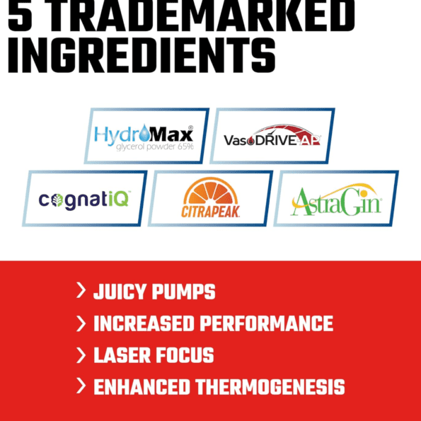 Axe And Sledge | Hydraulic V2 Advanced Non-Stim Pwo | Sabor Icee Cherry | 20/40 serv - Imagen 3