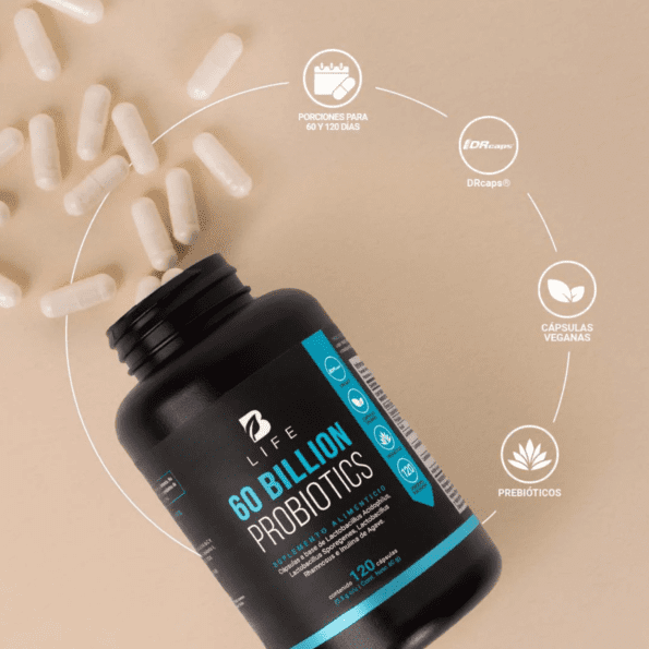 BLife | 60 Billion Probiotics | 60 Billones de Probióticos 120 Cápsulas - Imagen 9