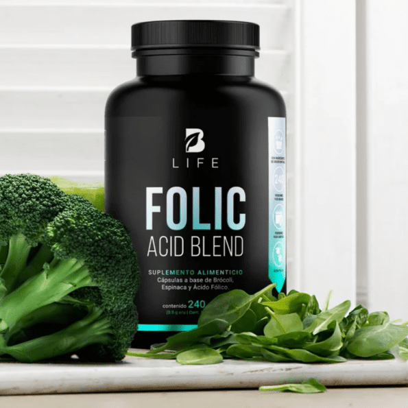 BLife | Folic Acid Blend 240 caps | 500 mg - Imagen 10
