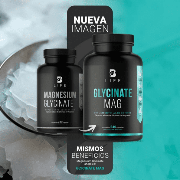 BLife | Glycinate Mag | Glicinato de Magnesio 240 Cápsulas | 600 mg - Imagen 10