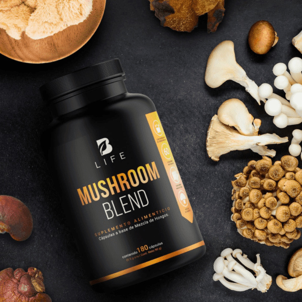 BLife | Mushroom Blend | Mezcla de Hongos 180 Cápsulas | 500 mg - Imagen 11