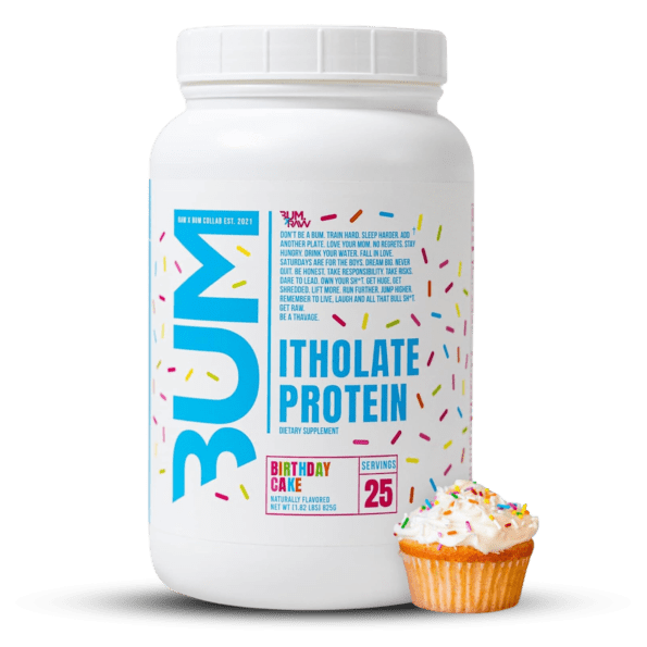 RAW CBUM ISO 780g (1.72 lbs) Proteína aislada de suero de leche | Sabor Birthday Cake