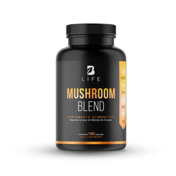BLife | Mushroom Blend | Mezcla de Hongos 180 Cápsulas | 500 mg