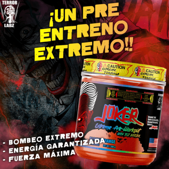 Terror Labz | Joker Extreme Pre-Workout 30 servs - Imagen 5
