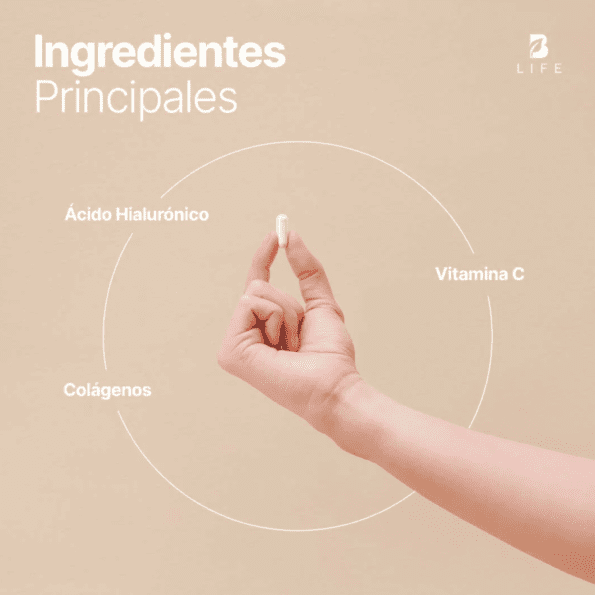 BLife | Collagen Blend I II III V X | Colágeno Hidrolizado Tipo I, II, III, V y X | 180 caps - Imagen 6