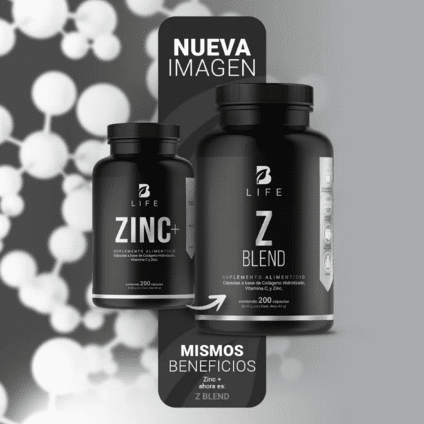 BLife | Z Blend | Zinc 200 Cápsulas | 420 mg - Imagen 9