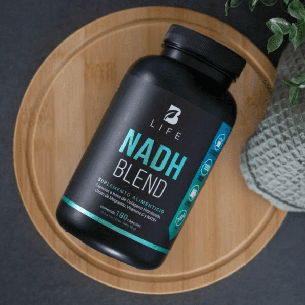 BLife | NADH Blend | NADH, Colágeno Hidrolizado y Vitamina C 180 caps | 500 mg - Imagen 9